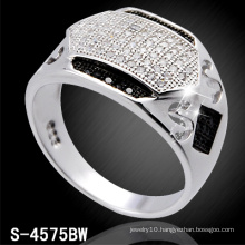 925 Sterling Silver Micro Setting Men Jewellery Rings (S-4575BW)